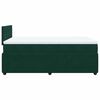 vidaXL Sommier &agrave; lattes de lit avec matelas vert fonc&eacute; 120x190 cm