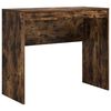 vidaXL Bureau avec tiroir 2 pcs Ch&ecirc;ne fum&eacute;