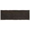 vidaXL Dessus de table bois massif trait&eacute; bordure assortie