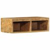 VidaXL Meuble TV mural 60x30x19 cm bois massif de manguier brut