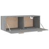 vidaXL Armoire murale Sonoma gris 100x36,5x35 cm Bois d'ing&eacute;nierie