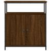 vidaXL Buffet ch&ecirc;ne marron 70x30x80 cm bois d'ing&eacute;nierie