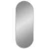 vidaXL Miroir mural Argent&eacute; 50x20 cm Ovale