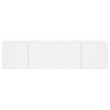 vidaXL Meubles TV muraux 2 pcs blanc 80x30x41 cm