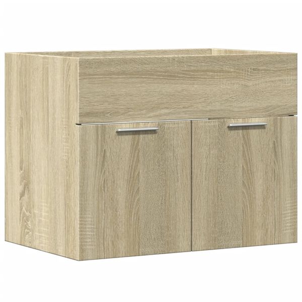 vidaXL Armoire d'&eacute;vier Ch&ecirc;ne sonoma 60x38,5x46 cm Agglom&eacute;r&eacute;