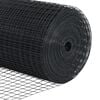 vidaXL Cl&ocirc;ture en fil soud&eacute; Gris 0.6 x 25 m