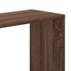 vidaXL Biblioth&egrave;que 5 niveaux ch&ecirc;ne marron bois ing&eacute;nierie