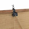 vidaXL Store enrouleur avec des rideaux Marron 140 x 160 cm Bambou