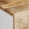vidaXL Table de chevet 50x33x60 cm bois de manguier massif