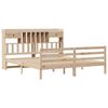 vidaXL Lit biblioth&egrave;que sans matelas 180x200 cm bois massif de pin