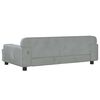vidaXL Canap&eacute; pour enfants gris clair 90x53x30 cm velours