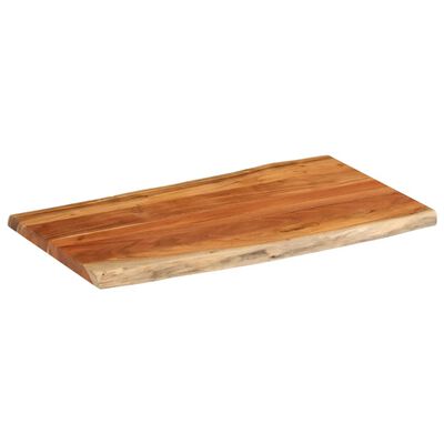 vidaXL Dessus de table 110x60x3,8cm rectangulaire bois massif d'acacia