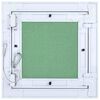 vidaXL Panneau d'Acc&egrave;s Vert et Argent 30 x 30 cm Aluminium et Pl&acirc;tre
