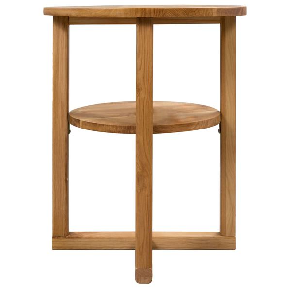 vidaXL Table d'appoint 40 x 50 cm Bois de chêne massif