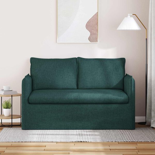vidaXL Canap&eacute; 120cm Vert fonc&eacute; M&eacute;tал