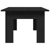 vidaXL Table basse Ch&ecirc;ne noir 100 x 60 x 42 cm Bois d'ing&eacute;nierie