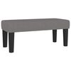 vidaXL Sommier &agrave; lattes de lit avec matelas gris fonc&eacute; 120x190cm tissu