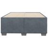 vidaXL Cadre de lit sans matelas gris fonc&eacute; 120x200 cm velours