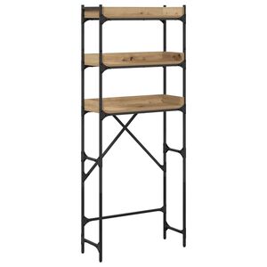 vidaXL Étagère pour machine à laver Chêne artisanal 67 x 25 x 163 cm