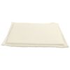 vidaXL Coussins de si&egrave;ge de jardin lot de 4 cr&egrave;me 45x45x2 cm carr&eacute;
