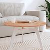 vidaXL Dessus de table &Oslash;70x1,5 cm rond bois massif de h&ecirc;tre
