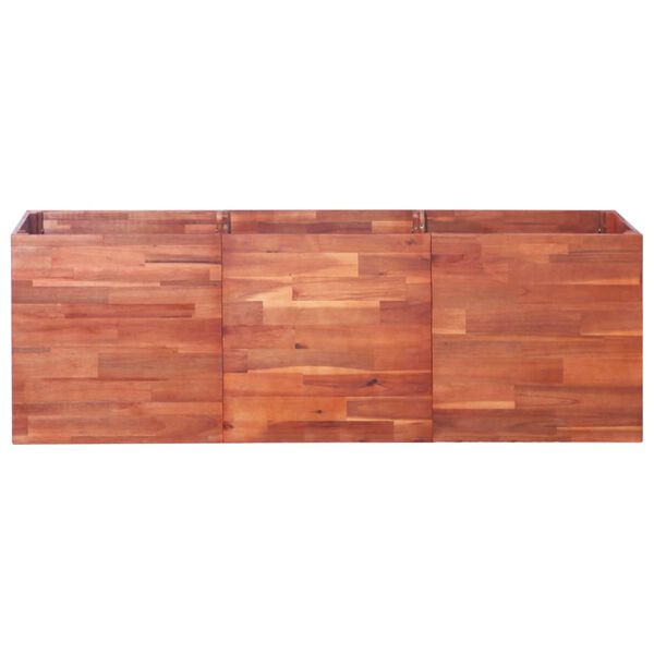 vidaXL Lit sur&eacute;lev&eacute; de jardin Bois d'acacia 150x50x50 cm