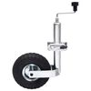 vidaXL Roue jockey 48 mm avec 1 pince divis&eacute;e et des cales de roue