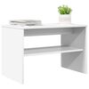 vidaXL Meuble TV Blanc 60 x 35 x 40 cm Bois d'ing&eacute;nierie