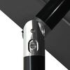 vidaXL Parasol de jardin &agrave; 3 niveaux avec m&acirc;t en aluminium anthracite