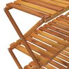 vidaXL &Eacute;tag&egrave;re pliable &agrave; 3 niveaux Marron 70x31x63 cm Bois d'acacia