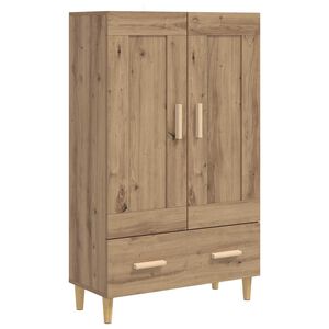 vidaXL Haut Armoire Ch&ecirc;ne artisanal 70 x 31 x 115 cm Bois d'ing&eacute;nierie