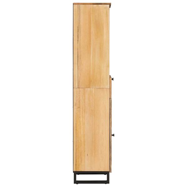vidaXL Armoire de salle de bain avec &eacute;tag&egrave;re Marron 38 x 33 x 160 cm