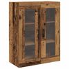 vidaXL Haut Armoire avec tiroir 2 pcs Bois ancien Bois d'ing&eacute;nierie