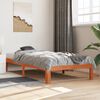 vidaXL Cadre de lit sans matelas cire marron 90x190 cm bois pin massif