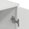 vidaXL Cabinet de salle de bain Blanc brillant 30 x 31,5 x 61 cm