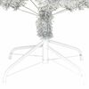 vidaXL Sapin de No&euml;l avec 300 LED avec support Argent 210 cm PET