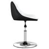 vidaXL Chaise de salle &agrave; manger Blanc et noir Similicuir