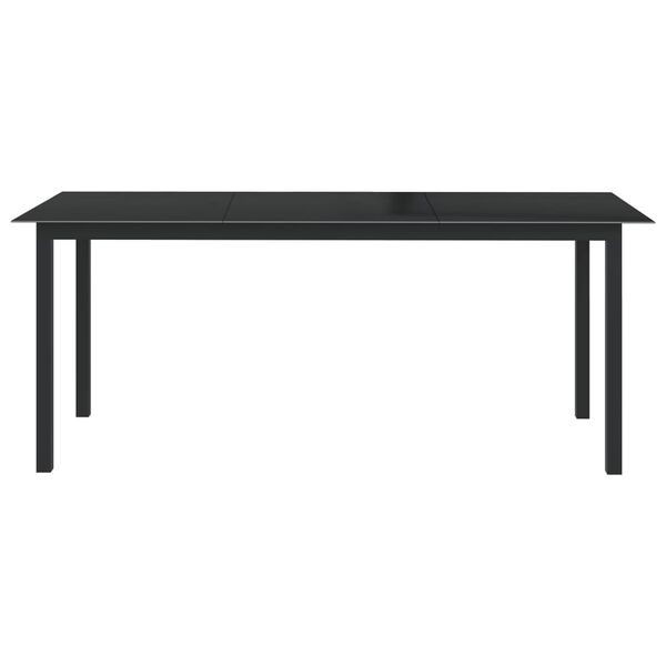 vidaXL Ensemble &agrave; manger de jardin 9 pcs aluminium anthracite