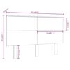 vidaXL T&ecirc;te de lit 154x6x82,5 cm Bois massif de pin