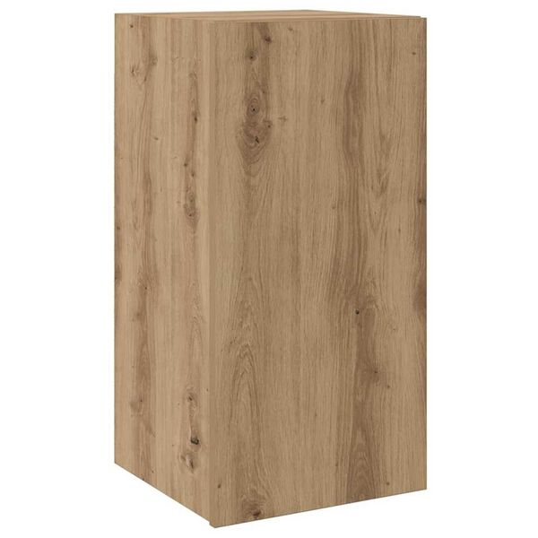 vidaXL Ensemble meuble TV 4 pcs ch&ecirc;ne artisanal 30,5 x 30 x 90 cm
