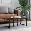vidaXL Table basse Ch&ecirc;ne marron 90x50x35 cm Bois d'ing&eacute;nierie