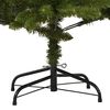 vidaXL Sapin de No&euml;l artificiel avec 300 LED Vert 210 cm PVC et m&eacute;tal