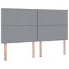 vidaXL Lit de Rangement Gris clair 180 x 200 cm Cuir synth&eacute;tique