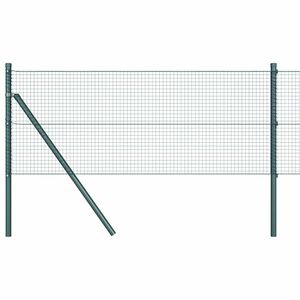 vidaXL Cl&ocirc;ture en fils soud&eacute;s pour fixation au sol 25 x 0,8 m Vert