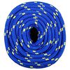 vidaXL Corde de bateau Bleu 18 mm 100 m Polypropyl&egrave;ne