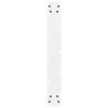 vidaXL Pieds de table de bar Blanc 2 pi&egrave;ces 60 x (100-101) cm Acier