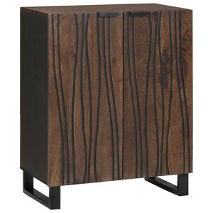vidaXL Buffet Marron 60 x 33.5 x 75 cm Bois de manguier massif
