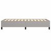vidaXL Cadre de lit sans matelas gris clair 80x200 cm tissu