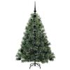vidaXL Sapin de No&euml;l artificiel avec 150 LED Vert 120 cm PE et PVC