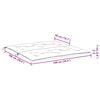 vidaXL Coussin de banc de jardin gris 100x(50+50)x7 cm tissu oxford
